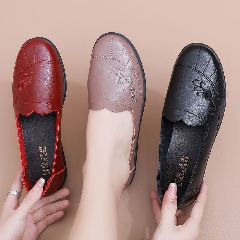 49% ZNIŻKI35-41 Wygodne, miękkie i oddychające ortopedyczne skórzane mokasyny