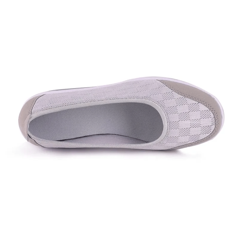 ✨Women's everyday comfortable, breathable, shock-resistant orthopedic slip-on sneakers with arch support