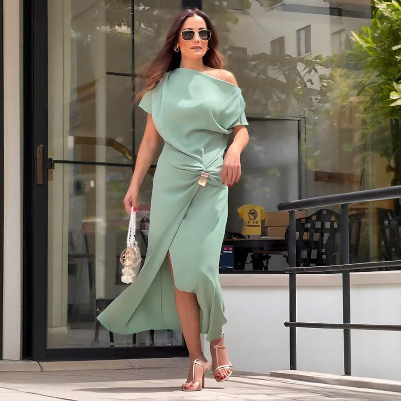 Francuska sukienka herbaciana