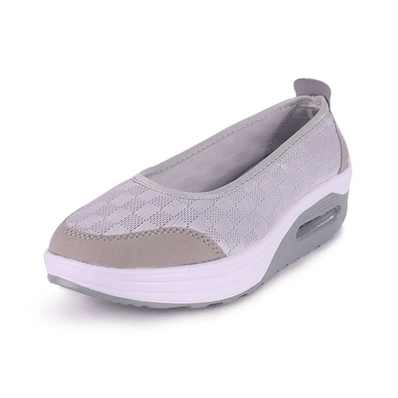 ✨Women's everyday comfortable, breathable, shock-resistant orthopedic slip-on sneakers with arch support