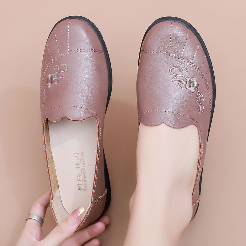 49% ZNIŻKI35-41 Wygodne, miękkie i oddychające ortopedyczne skórzane mokasyny