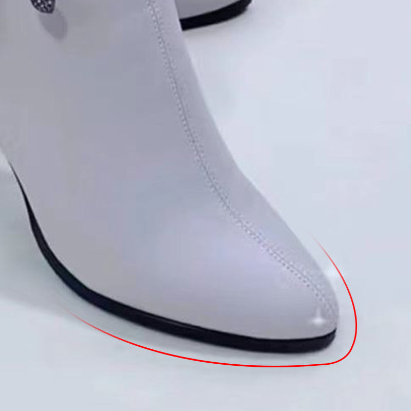 GORĄCA WYPRZEDAŻ 49% - Modne botki szpiczaste z kokardką