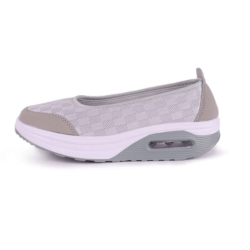 ✨Women's everyday comfortable, breathable, shock-resistant orthopedic slip-on sneakers with arch support