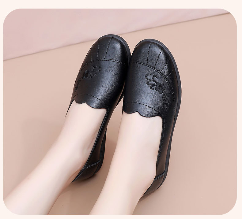 49% ZNIŻKI35-41 Wygodne, miękkie i oddychające ortopedyczne skórzane mokasyny