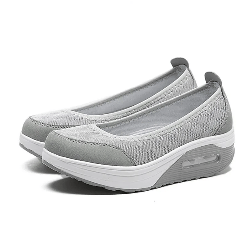 ✨Women's everyday comfortable, breathable, shock-resistant orthopedic slip-on sneakers with arch support