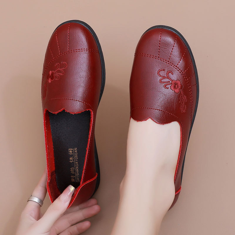 49% ZNIŻKI35-41 Wygodne, miękkie i oddychające ortopedyczne skórzane mokasyny